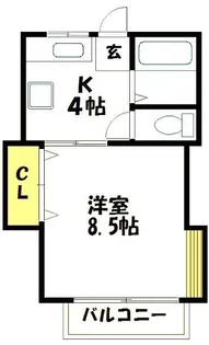 メイプルハイム【2階】の間取り