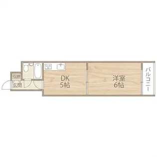 サニーコート粉浜【3階】の間取り