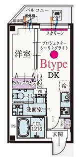 b’CASA調布SOUTH COURT 2nd【2階】の間取り