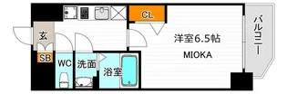 ララプレイス天王寺ルフレ【8階】の間取り
