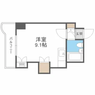 シティハイムN15A棟【6階】の間取り