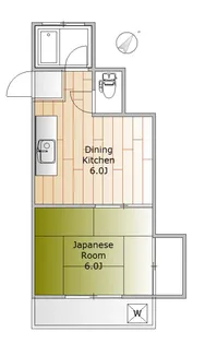 高橋コーポ【2階】の間取り