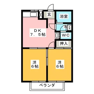 エステートピア セリーナ【1階】の間取り