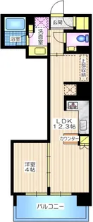 イニシア横浜桜木町【10階】の間取り