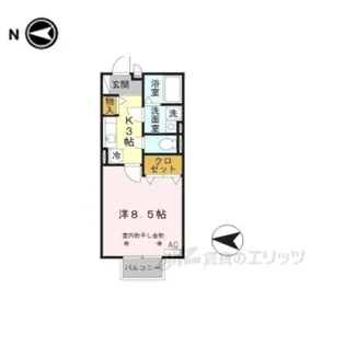 モンテローザ【2階】の間取り
