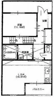 YASAKA BASE【2階】の間取り