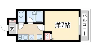 リセスコート1【3階】の間取り