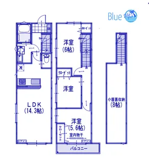 (仮称)サンライズ希望ヶ丘B棟の間取り
