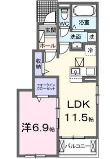 スパークル【1階】の間取り