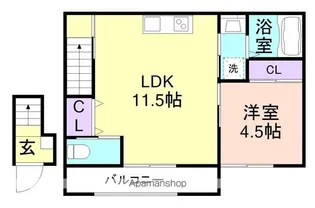 N-MAISON和歌浦南【1階】の間取り