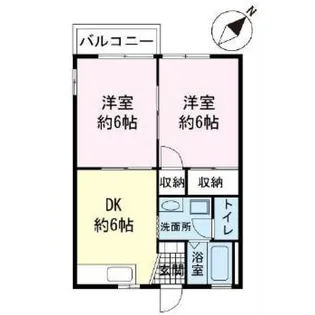 エフハイム【1階】の間取り