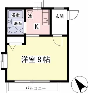 タウンハウス菊野台【1階】の間取り
