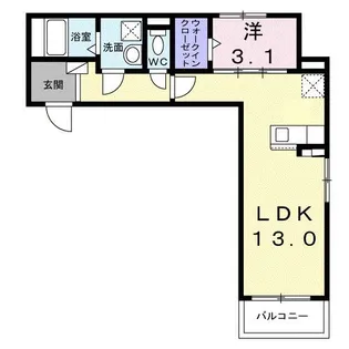カーサ アヴァンツァーレ【3階】の間取り