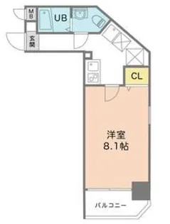 リベルテ四ツ木【5階】の間取り