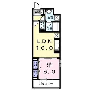 ラピスラズリ港北【1階】の間取り