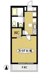 サザンクロス【2階】の間取り