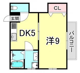パル松本【1階】の間取り