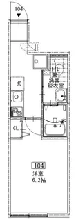 ソルナクレイシア西荻窪2【1階】の間取り