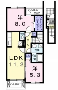 フェア・ステージ羽鳥野B【2階】の間取り
