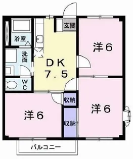 カームSTI【1階】の間取り