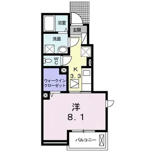 ジェントル ブリーズ【1階】の間取り