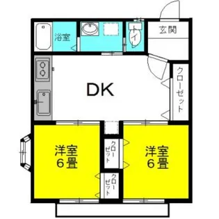 ラフォンテ・レパードII【1階】の間取り