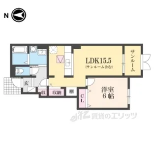フォレストパーク・七番館【1階】の間取り