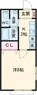 玉学サイドパレスI【2階】の間取り