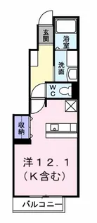 メゾンアルモニー【1階】の間取り