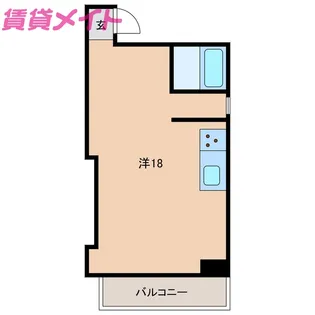 安島コーポ【4階】の間取り