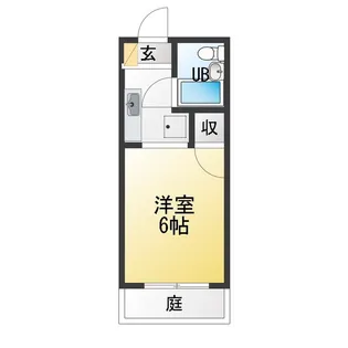 グランデ大清水【1階】の間取り