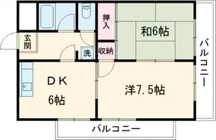 コーポ五風【3階】の間取り