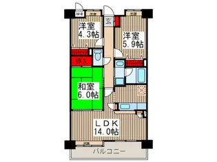 シュティ-レ マツバラの間取り