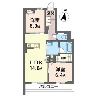 メゾン・ド・若葉【2階】の間取り