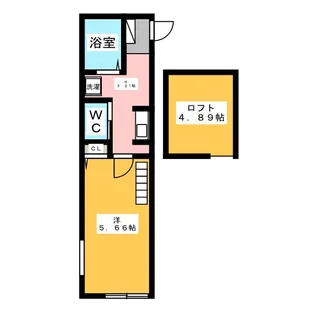 ランドマーク【2階】の間取り