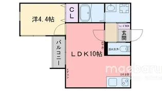 Ellina波多江駅北【3階】の間取り