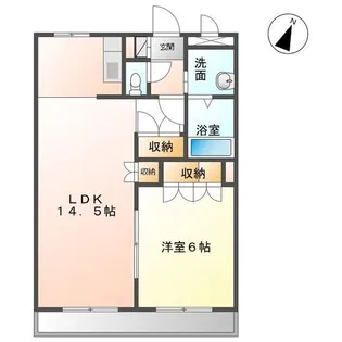 DearCoatNOAnoaIII【2階】の間取り