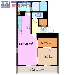 heritage a.i 1【1階】の間取り