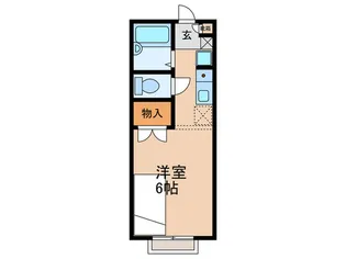 法橋ハイツB棟【2階】の間取り
