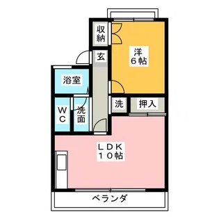 ヴィラ89【1階】の間取り