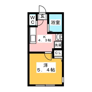 サーフライダーII【1階】の間取り