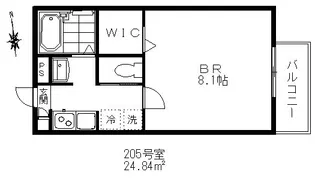 アルソーレ【2階】の間取り