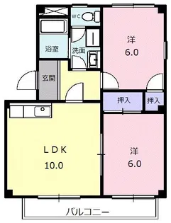 プラムヴィレッジ【3階】の間取り