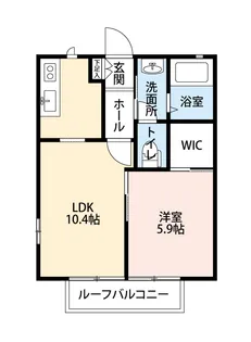 アトリエユキ A棟【2階】の間取り
