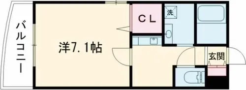 CARMEL【1階】の間取り