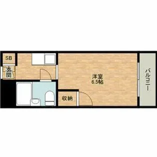 ルーミングハウス梶【327号室】の間取り