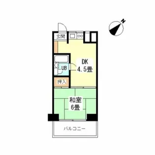 大阪府豊中市上新田4丁目【マンション】の間取り