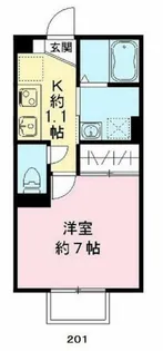 サニーウエル【2階】の間取り