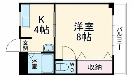ルミナス箕面(旧箕面北尾マンション)【3階】の間取り