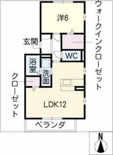 サンクレール【3階】の間取り